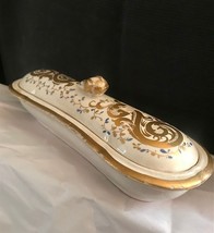 Gilt Toothbrush, Comb, Toiletry Box  Antique mid 19th c - $59.40