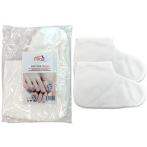 Reusable Thermal Cloth Insulated Booties For Treatments Therapy Spa - White - £14.36 GBP