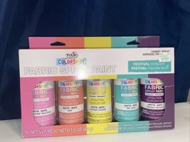 TULIP 35029 ColorShot Instant Fabric Color Festival 5 Pack,  Bottles 1.5... - £12.45 GBP