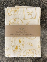 Cats Natural Flour Sack Tea Towel, The High Fiber Kitchen Dish Towel Great Gift - £11.19 GBP