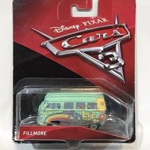 Disney Pixar Cars 3 FIllmore Volkswagen VW Bus Groovy Peace Love Van 201... - £8.49 GBP
