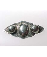 Huge Vintage HANDMADE STERLING Silver BROOCH Pin - 2 3/8 inches - $150.00