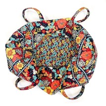 ❤️ VERA BRADLEY Happy Snails XL 26&quot; Duffel Navy Floral - £50.35 GBP