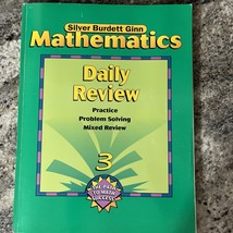 Daily Review Mathematics Book by Silver Burdett Gin Elementary Grade 3 - $9.90