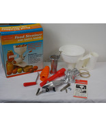 Back To Basics Food Strainer &amp; Sauce Maker Manual Tomato Apple Screen mo... - €42,78 EUR