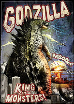 Godzilla &quot;King of the Monsters!&quot; Movie Poster Art Refrigerator Magnet NE... - £3.11 GBP