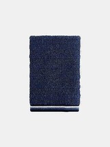 Tommy Hilfiger Womens Navy Stripe Washclo Wash Towel, 13 X 13 - £13.36 GBP