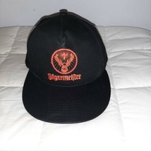 Jagermeister Black Hat / Cap - Flat Bill - Snap Back Adjustable Strap - $15.39
