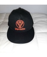 Jagermeister Black Hat / Cap - Flat Bill - Snap Back Adjustable Strap - £12.16 GBP