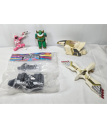 Vintage Power Rangers Lot White Vehicle Falconzord Frog Ninjazord Zeo Zo... - £27.32 GBP