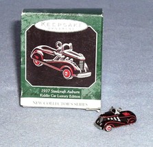 Hallmark 1937 Steelcraft Auburn Kiddie Car Luxury Edition Ornament 1998 Die-Cast - £5.57 GBP