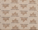 Cotton Downton Abbey Small Castles on Cream Cotton Fabric Print by Yard ... - $11.95