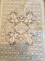 Vintage Doilies ~ Lot of Seven (7) ~ Ivory in Color ~ Various Sizes ~ Co... - $26.18