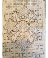 Vintage Doilies ~ Lot of Seven (7) ~ Ivory in Color ~ Various Sizes ~ Co... - $26.18