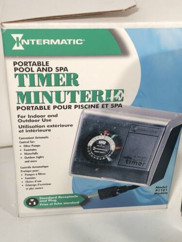 Intermatic Portable Indoor/Outdoor 24 Hour Timer  Model 110V P1101 - £28.12 GBP