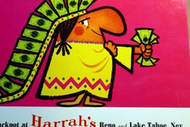 Me hit &#39;um The Jackpot At Harrah&#39;s Reno Lake Tahoe 1960&#39;s CASINO Reno - $6.65
