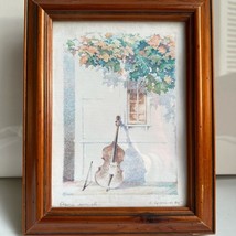Rustic Vintage Wooden Key Storage Box with a Drawing, from France, Wall ... - $1,444.59 MXN