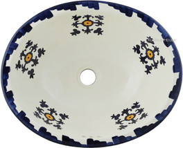 Mexican Oval Bathroom Sink &quot;Fresno&quot; - £183.73 GBP