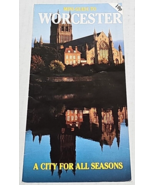 Worcester City Guide - Vintage Color Foldable Tourist Map - $7.99