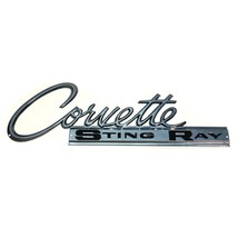 C2 Corvette Wall Emblem Large Metal Art 63-65 Full 32&quot; x 10&quot; In Size - $74.95