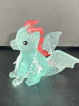 Mini Green Glitter Dragon With Heart Scales - £6.04 GBP