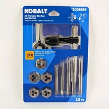 Kobalt 12 PC Tap &amp; Die Set- SAE #5036565 New - €14,11 EUR