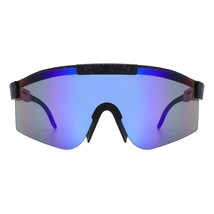 SPORTS Shield Gafas de Sol Borde Medio Ajustable Montura Ligero UV 400 - £12.79 GBP