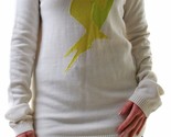 FOR LOVE &amp; LEMONS Knitz Womens Sweater Parrot Stylish Elegant White Size M - £47.77 GBP