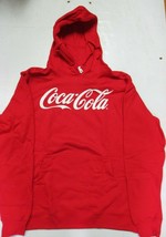 Coca Cola Red Hooded Sweatshirt Kangaroo pockets   Extra Large - £29.82 GBP
