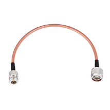 N Female To N Male Adapter Rg400 Low Loss Coaxial Cable 12In For 4G Lte ... - $16.99