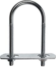SWORDFISH 8229 Zinc Plated Round Type U Bolts (5/16"-18 X 2 X 3-3/4", Ro... - $11.17