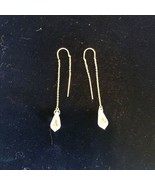 Gold Filled Swarovski Crystal Threader Earrings - £30.38 GBP