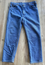 Vintage 90’s Levis 540 Jeans Mens 42x30 USA Made Brown Tab Relaxed Fit Flex - £38.55 GBP