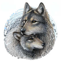 AnyGame Wooden Puzzles Gray Wolf Jigsaw Interactive Games Gifts - £18.72 GBP+