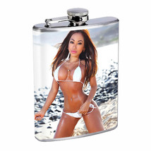 Detroit Pin up Girls D9 Flask 8oz Stainless Steel Hip Drinking Whiskey - £11.64 GBP