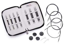 KnitPro Karbonz Knitting Pin Set Circular Interchangeable Special Deluxe: Set of - £71.16 GBP+