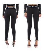 NWT Kappa x Shadow Hill Sanke Leggings Black White with Side Stripe S - €25,61 EUR
