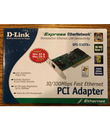 D-Link DFE-530TX+ 10/100Mbps Fast Ethernet PCI Adapter for PC/Mac Driver... - £13.22 GBP