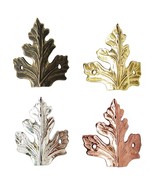 Set of Brass Skiffers Oak Leaf Corner Protector / Corner Guard / Brass S... - $49.23 CAD+