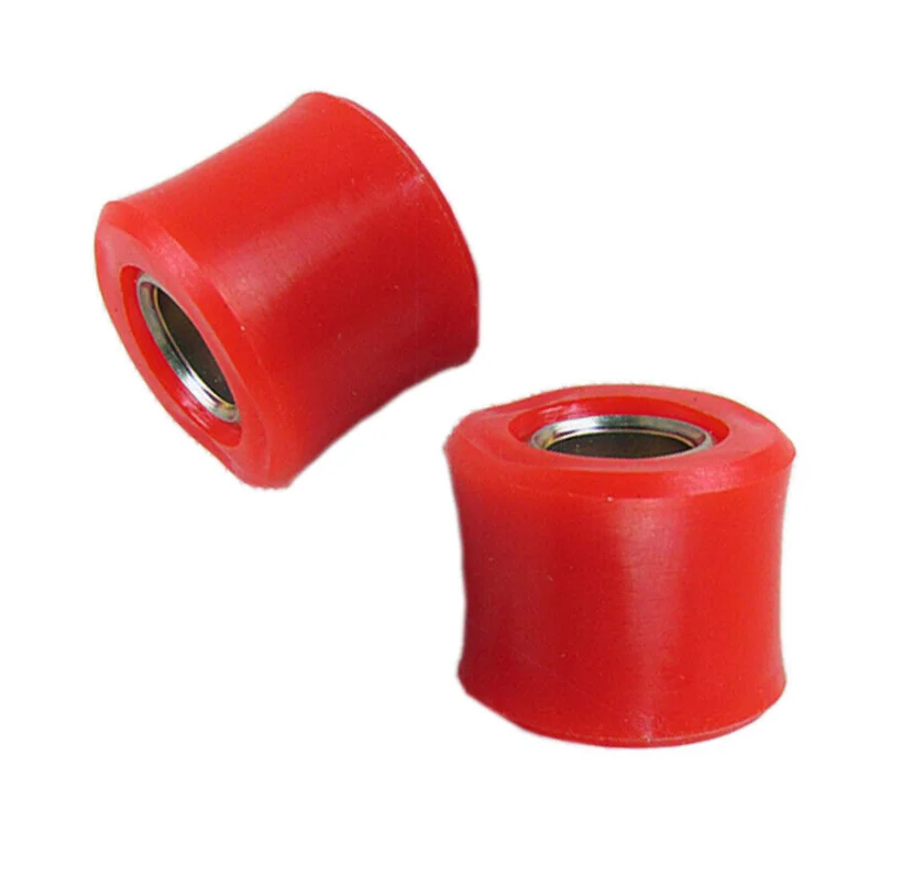 2pcs High-Quality Motorcycle Rear 10mm Shock Absorber - Durable Red Rubber Bus - £12.34 GBP