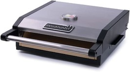 Megamaster Ceramic Pizza Oven Baker&#39;s Box insert for BBQ Grill, Stainless Steel - £60.58 GBP