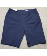 Greg Norman Golf Performance Shorts Women XL Navy Comfort Control Stretc... - $40.31 CAD