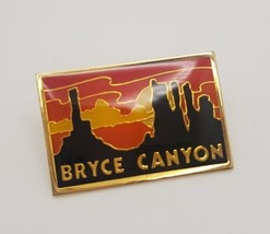 BRYCE CANYON National Park Colorful Sunset Landscape Souvenir Lapel Hat Pin - £15.37 GBP