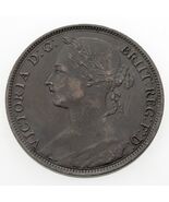 1892 Großbritannien Penny Münze IN XF Zustand Km #755 - €94,09 EUR