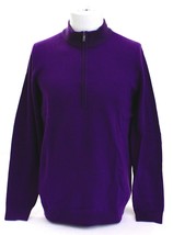 Adidas Adi Pure Purple 1/2 Zip Long Sleeve Wool Blend Sweater Men&#39;s NWT - £105.95 GBP