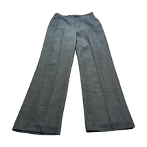 Larry Levine Dress Pants Womens 12 Gray 100% Polyester High-Rise Formal Business - £17.39 GBP