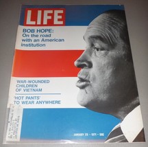 Life Magazine Jan. 29, 1971 - Bob Hope, Hot Pants, WWI Airplanes, Lehman Art - £9.79 GBP