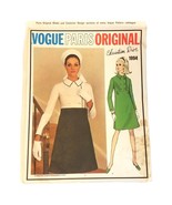 Vogue 1994 Christian Dior 1960s Dress sz 8 Bust 31.5 inches Vogue Paris ... - $42.08