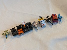 Lot De 10 Vintage Micro Machines Militaire Jets Avions Décharge Camion G... - $41.56