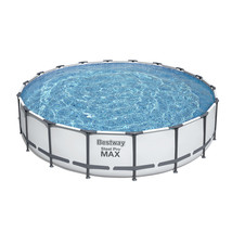 Bestway Steel Pro MAX 18&#39;x48&quot; Round Above Ground Swimming Pool with Pump... - £796.42 GBP